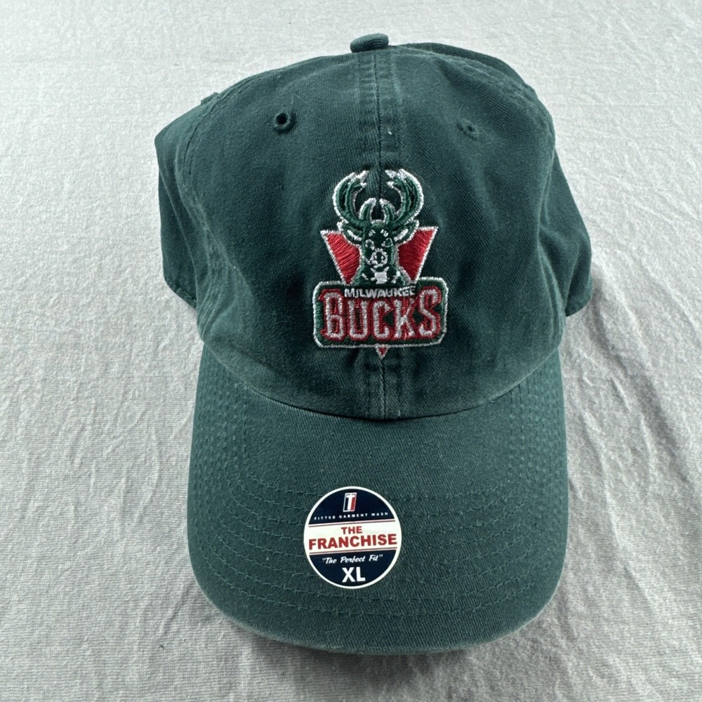 Milwaukee Bucks XL Hat the Franchise Twins Enterprise NBA Basketball Cap Y2K NEW